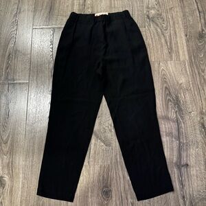 Marni Elegant Black Dress Pants women size 36 USA 4 pockets drawstring